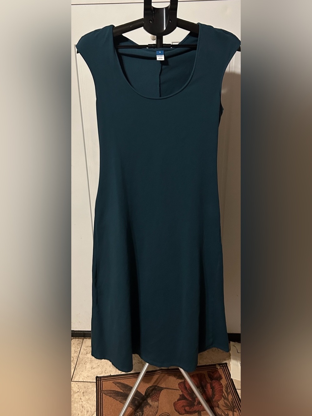 Old Navy Teal Scoop-Neck A-Line Dress
